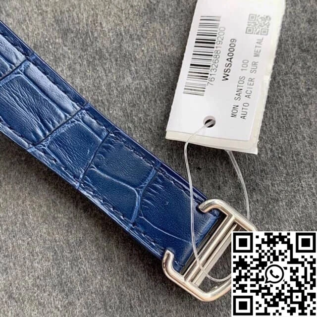 Refined Cartier Santos WSSA0030 V6 Factory Blue Dial 1475