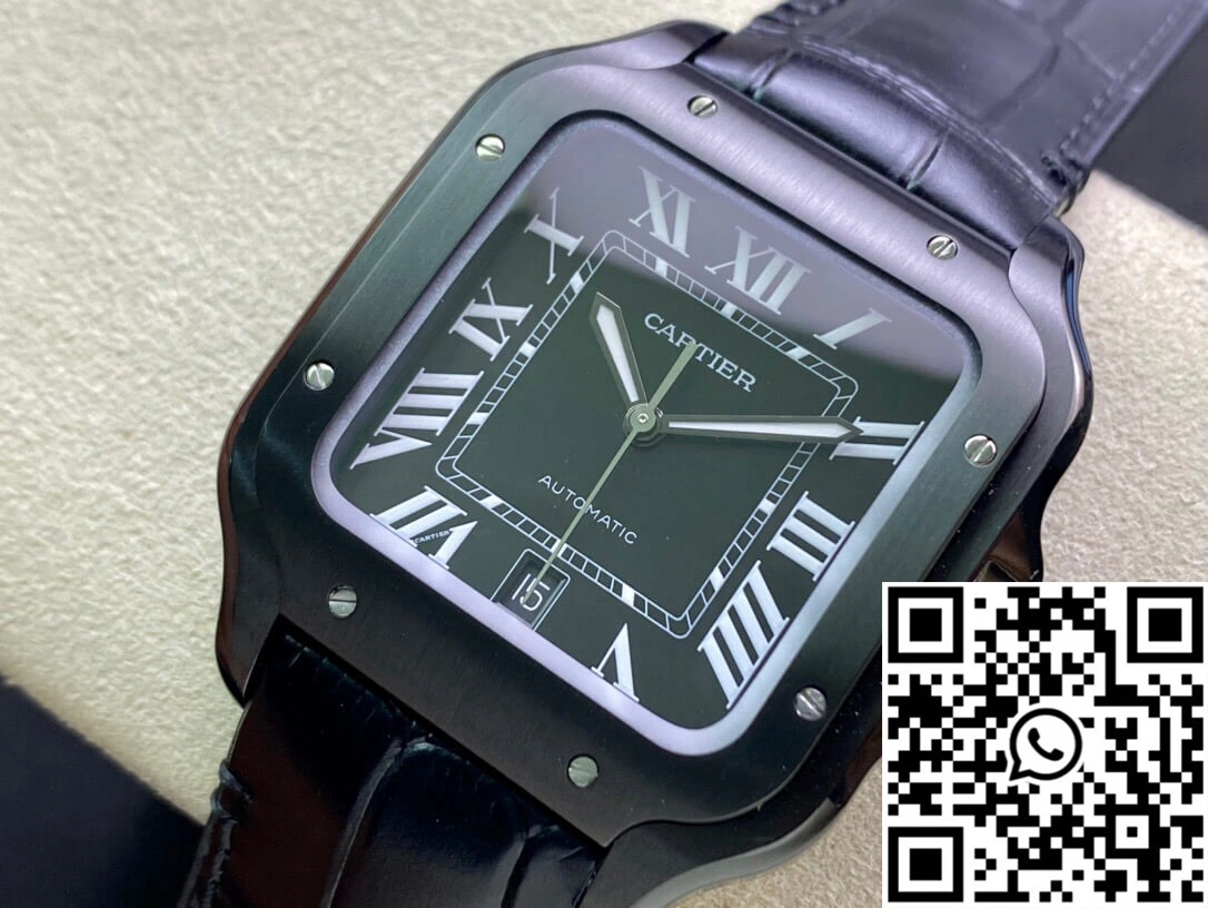 Cartier Santos WSSA0039 GF Factory Cowhide Strap FlexibleFit 1467