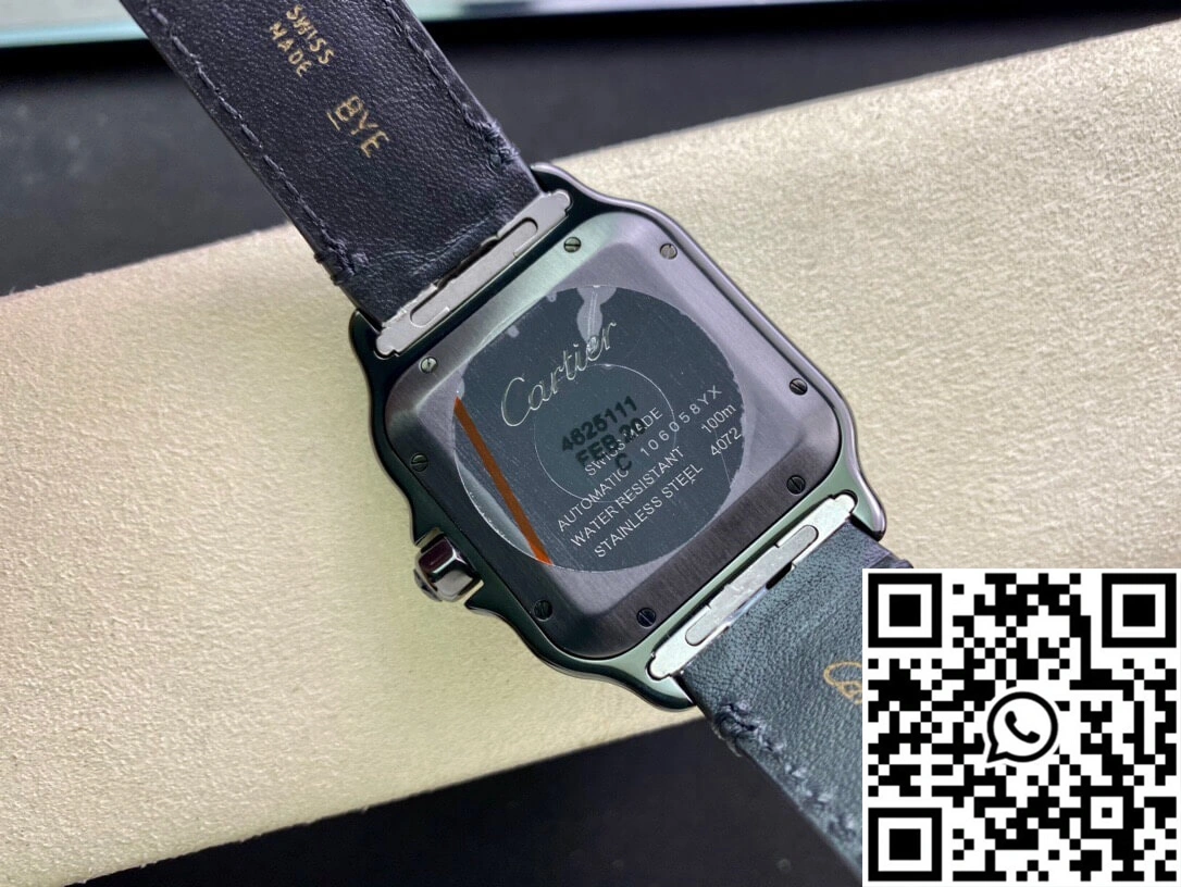 Cartier Santos WSSA0039 GF Factory Cowhide Strap FlexibleFit 1467