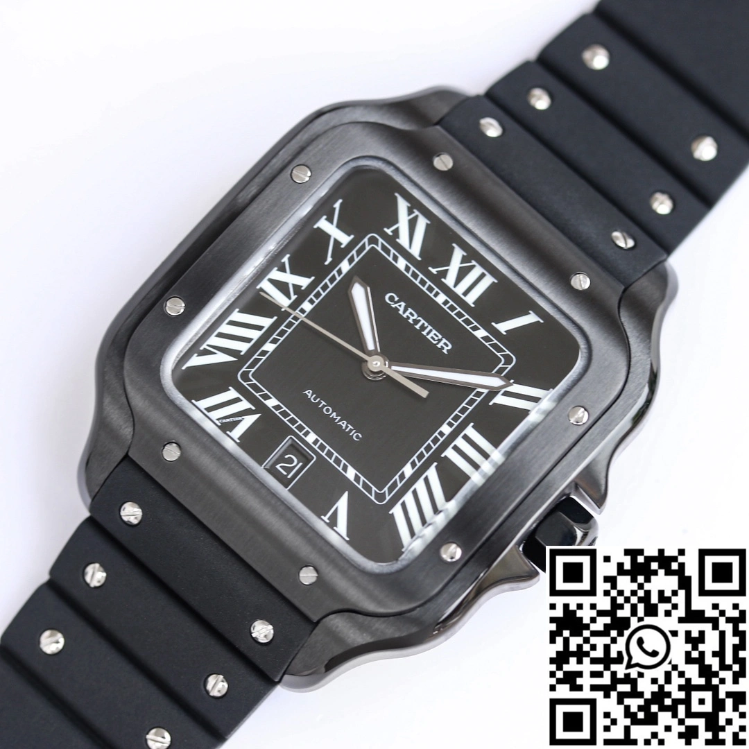 Cartier Santos WSSA0039 GF Factory V2 Black Case ModernLook 1451