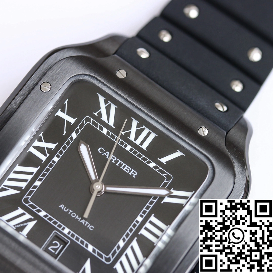 Cartier Santos WSSA0039 GF Factory V2 Black Case ModernLook 1451