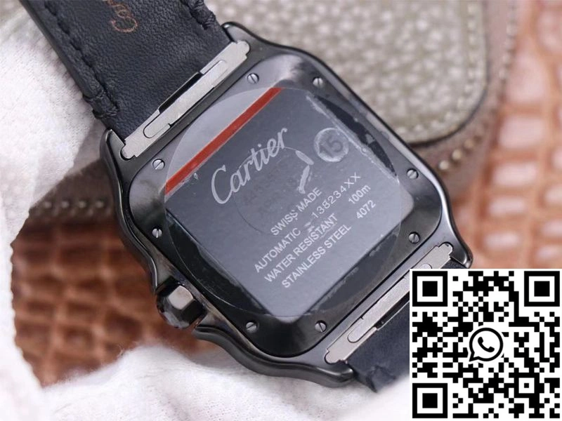 Stretchable Cartier Santos WSSA0039 V6 Factory Carbon Plating 1474