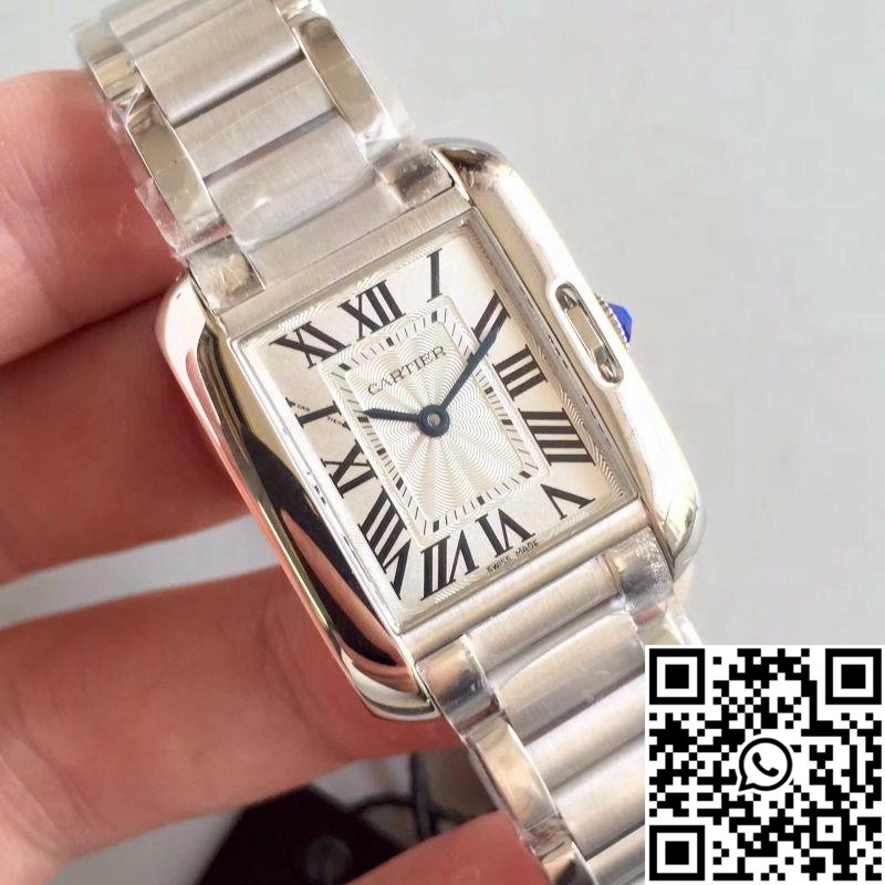 Cartier Tank Anglaise Ladies W5310022 Silver Dial SmartChoice 1505