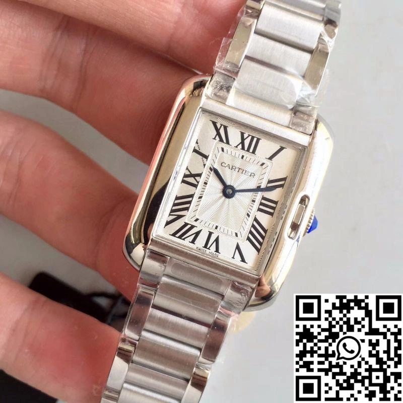 Cartier Tank Anglaise Ladies W5310022 Silver Dial SmartChoice 1505