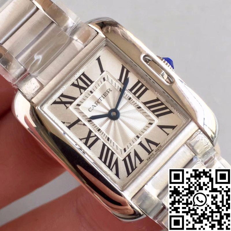 Cartier Tank Anglaise Ladies W5310022 Silver Dial SmartChoice 1505