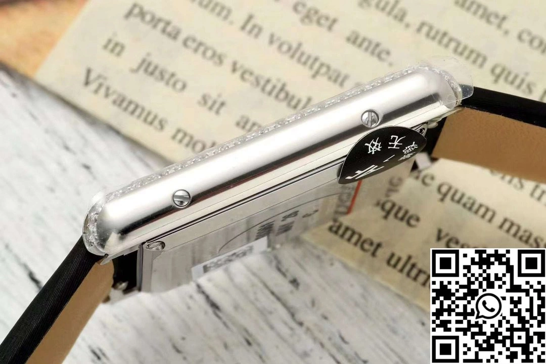 Cartier Tank CRW4TA0031 AF Factory 25.5mm Stainless Steel White Dial Comfortable 1491