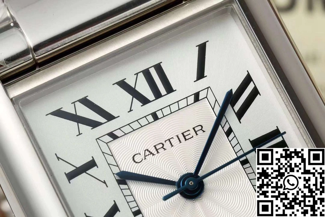 Packable Cartier Tank CRWSTA0053 AF Factory 31mm Stainless Steel White Dial 1492