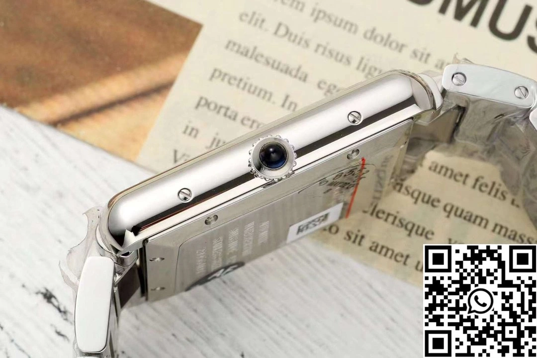 Packable Cartier Tank CRWSTA0053 AF Factory 31mm Stainless Steel White Dial 1492