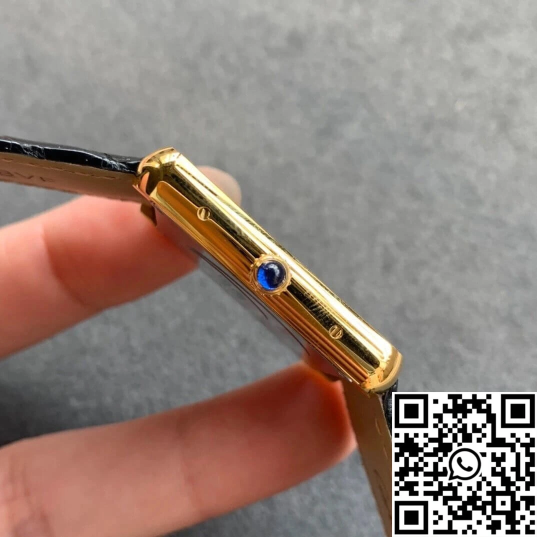 Cartier Tank K11 Factory V2 Yellow Gold White Dial FlexibleFit 1515