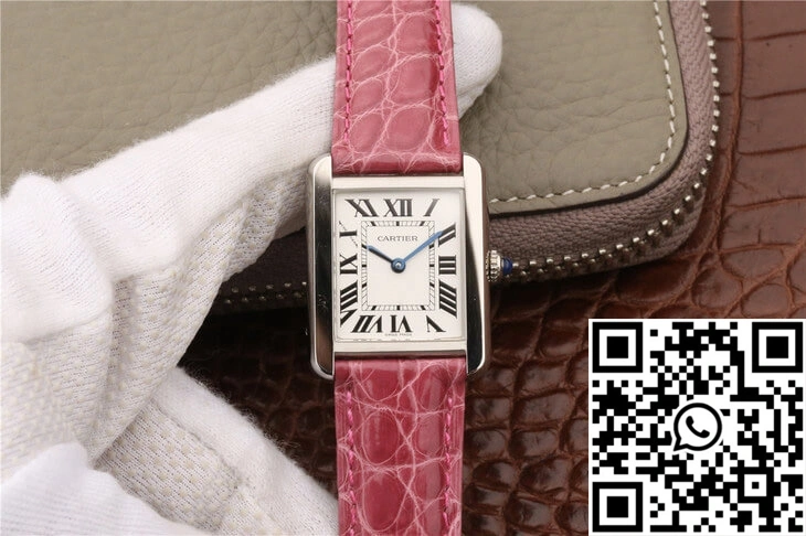 Bright Cartier Tank Ladies K11 Factory Stainless Steel 1518