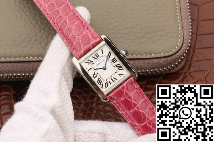 Bright Cartier Tank Ladies K11 Factory Stainless Steel 1518