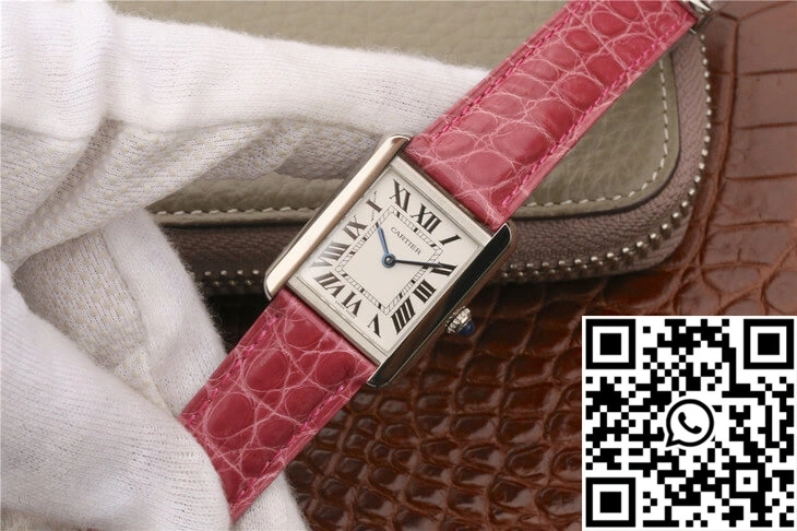 Bright Cartier Tank Ladies K11 Factory Stainless Steel 1518