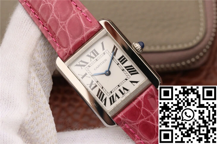Bright Cartier Tank Ladies K11 Factory Stainless Steel 1518
