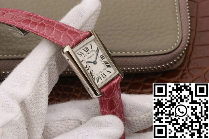 Bright Cartier Tank Ladies K11 Factory Stainless Steel 1518