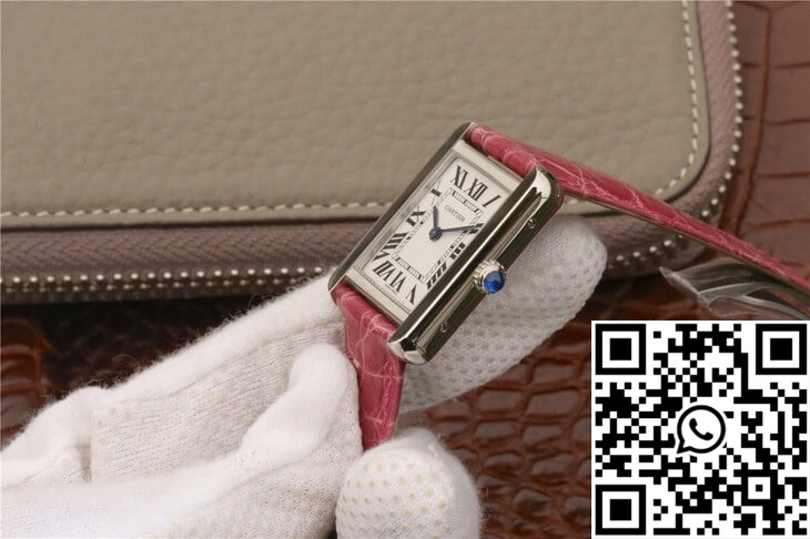 Bright Cartier Tank Ladies K11 Factory Stainless Steel 1518
