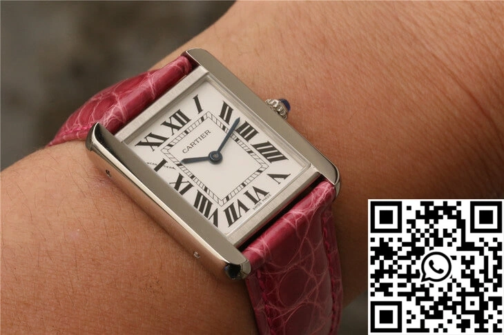 Bright Cartier Tank Ladies K11 Factory Stainless Steel 1518