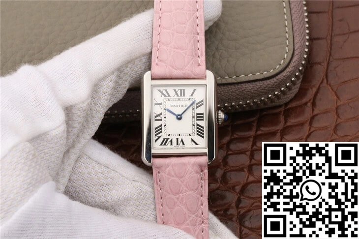 Cartier Tank Ladies Stainless Steel White Dial Versatile 1516