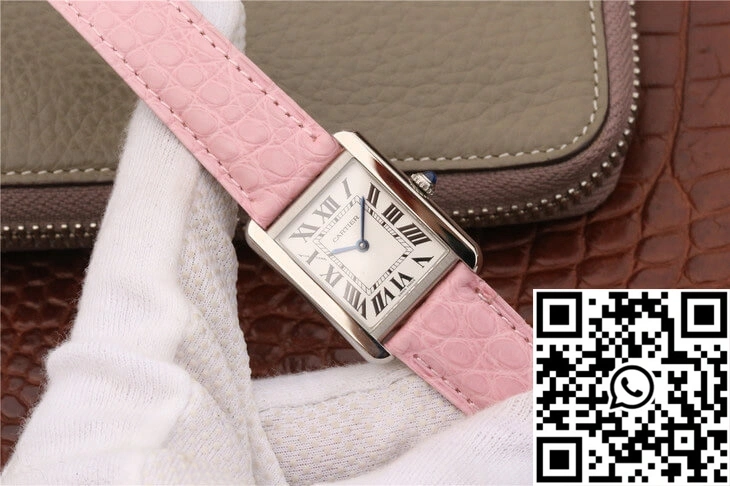Cartier Tank Ladies Stainless Steel White Dial Versatile 1516