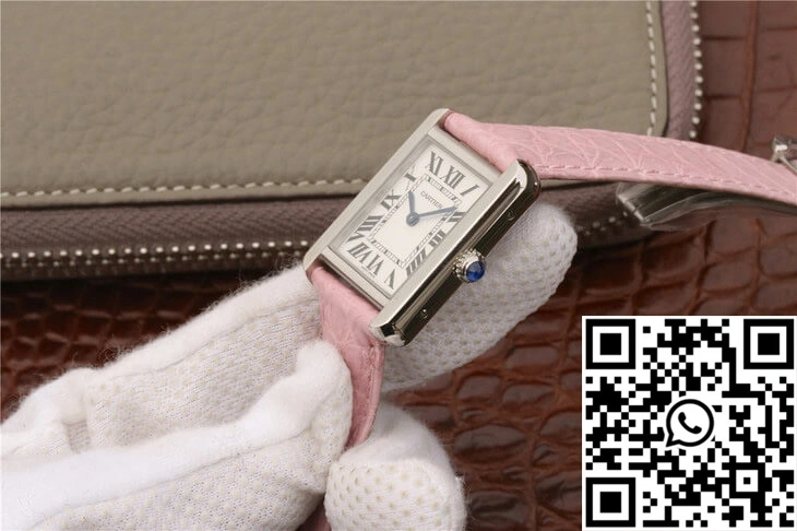 Cartier Tank Ladies Stainless Steel White Dial Versatile 1516