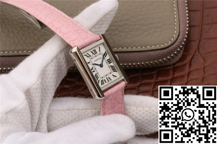 Cartier Tank Ladies Stainless Steel White Dial Versatile 1516