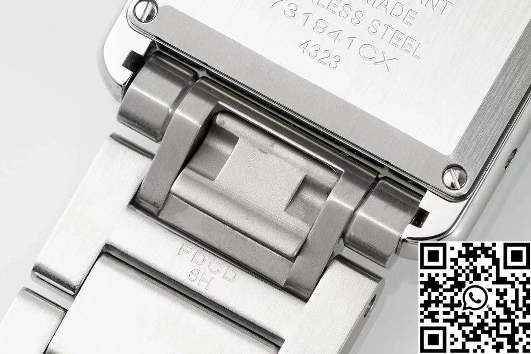 Comfortable Cartier Tank Must CRWSTA0107 AF Factory 25.5mm Stainless Steel White Dial 1507