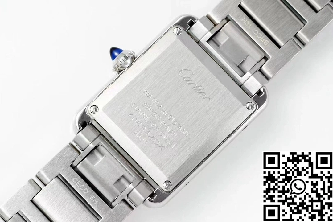 Comfortable Cartier Tank Must CRWSTA0107 AF Factory 25.5mm Stainless Steel White Dial 1507