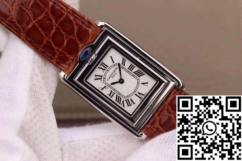 Cartier Tank Solo Ladies W5200025 White Dial Attractive 1497