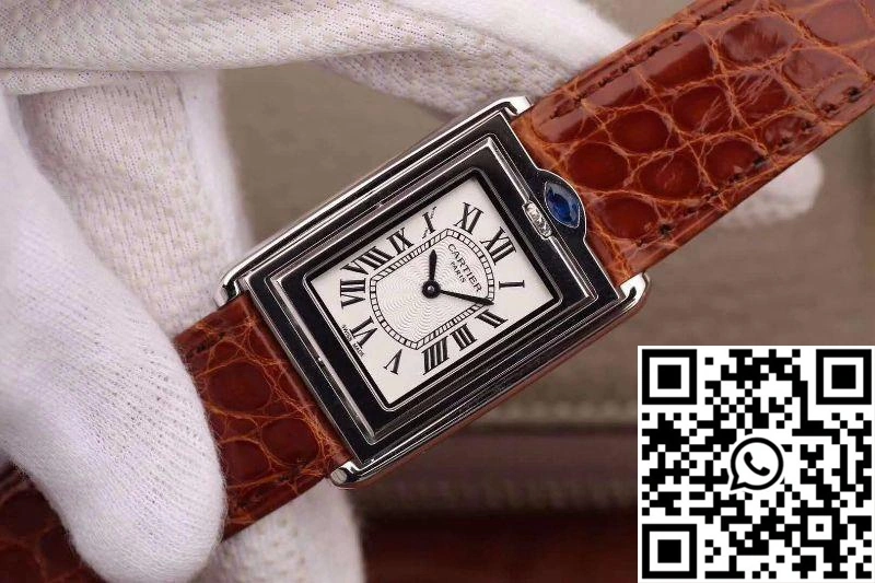 Cartier Tank Solo Ladies W5200025 White Dial Attractive 1497
