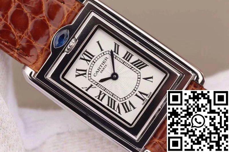 Cartier Tank Solo Ladies W5200025 White Dial Attractive 1497