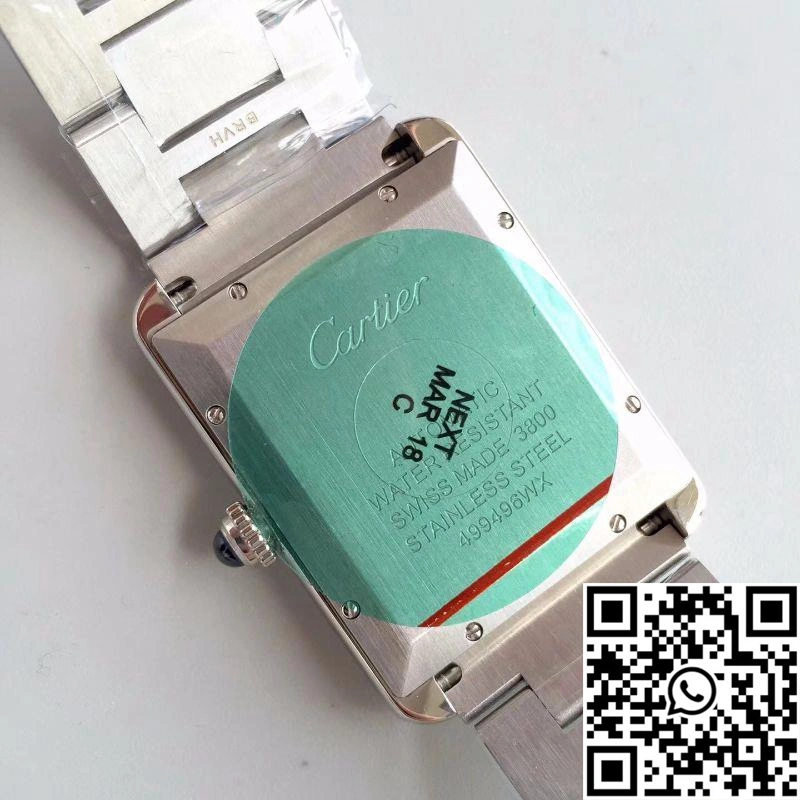 Supportive Cartier Tank Solo XL Automatic W5200028 ZF Factory White Dial 1493