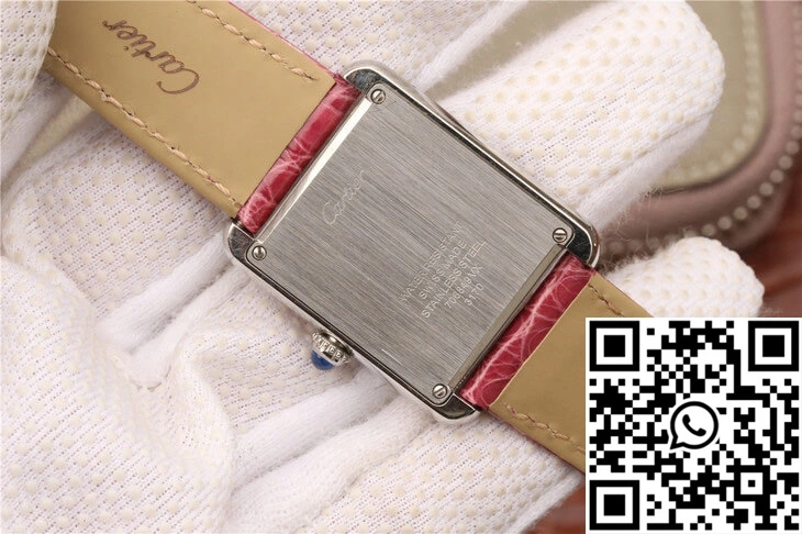 Cartier Tank W5200000 Ladies K11 Factory Pink Dial TimelessDesign 1512