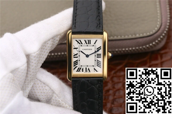 ZeroBulk Cartier Tank W5200002 K11 Factory White Dial 1517