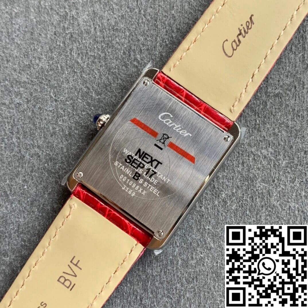 Popular Cartier Tank W5200005 K11 Factory White Dial 1523
