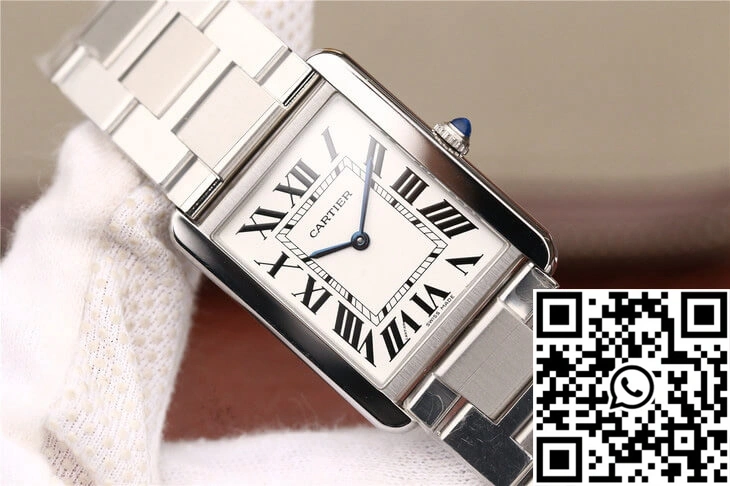 Cartier Tank W5200013 K11 Factory White Dial Modern 1508