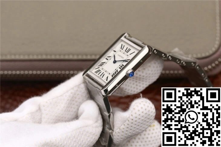 Cartier Tank W5200013 K11 Factory White Dial Modern 1508