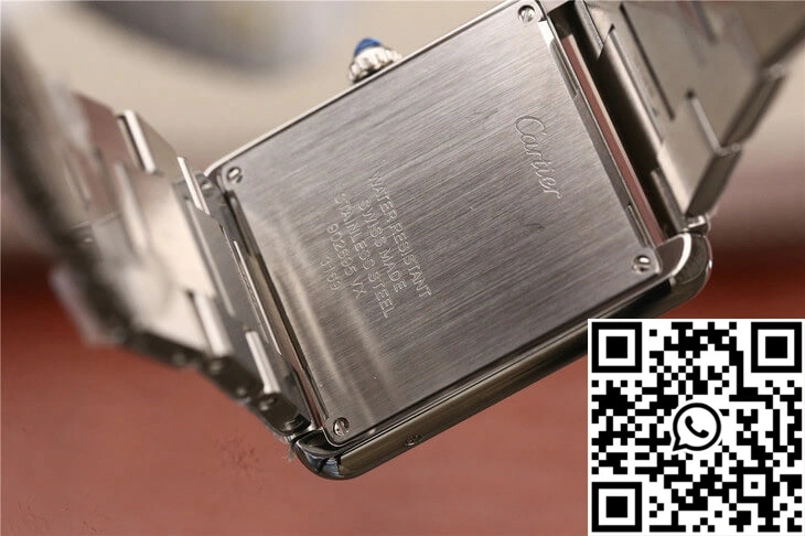 Cartier Tank W5200013 K11 Factory White Dial Modern 1508