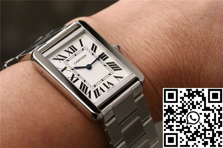 Cartier Tank W5200013 K11 Factory White Dial Modern 1508