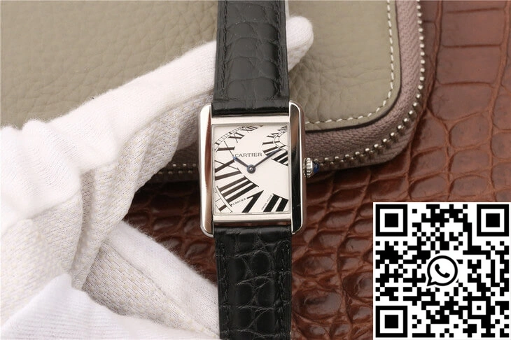 Cartier Tank W5200018 K11 Factory White Dial Durable 1502