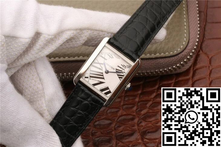 Cartier Tank W5200018 K11 Factory White Dial Durable 1502