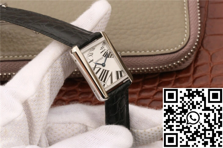 Cartier Tank W5200018 K11 Factory White Dial Durable 1502