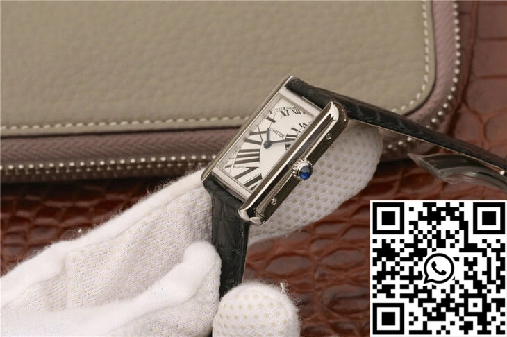 Cartier Tank W5200018 K11 Factory White Dial Durable 1502