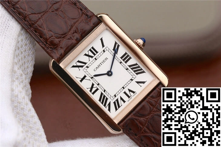 Cartier Tank W5200025 K11 Factory White Dial Effortless 1510