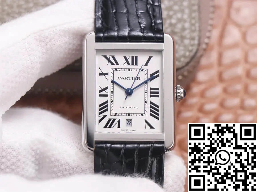 Upgraded Cartier Tank WSTA0029 V9 Factory Stainless Steel 1522