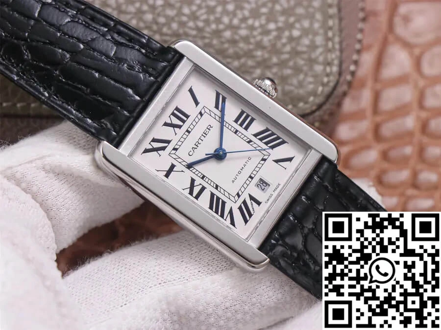 Upgraded Cartier Tank WSTA0029 V9 Factory Stainless Steel 1522