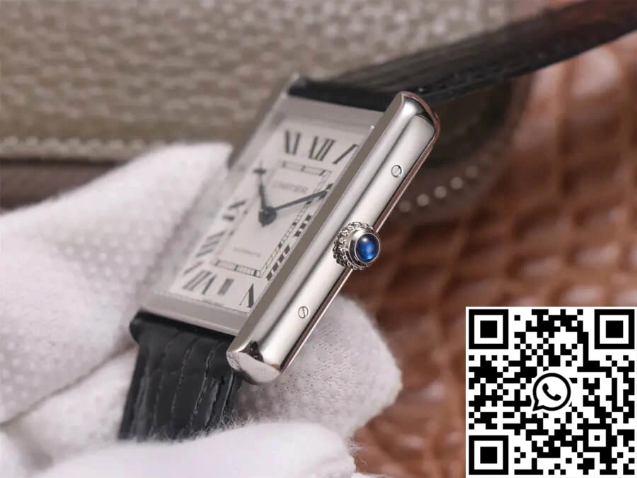 Upgraded Cartier Tank WSTA0029 V9 Factory Stainless Steel 1522