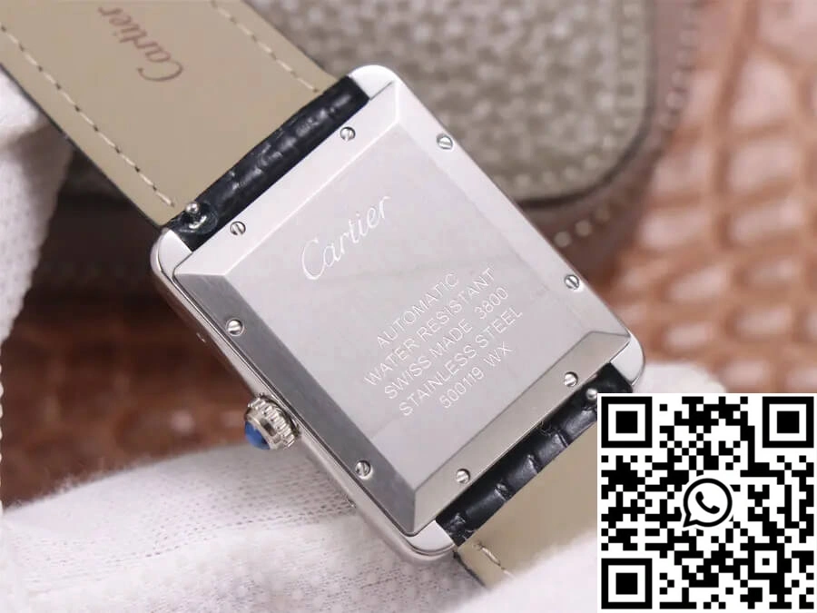 Upgraded Cartier Tank WSTA0029 V9 Factory Stainless Steel 1522