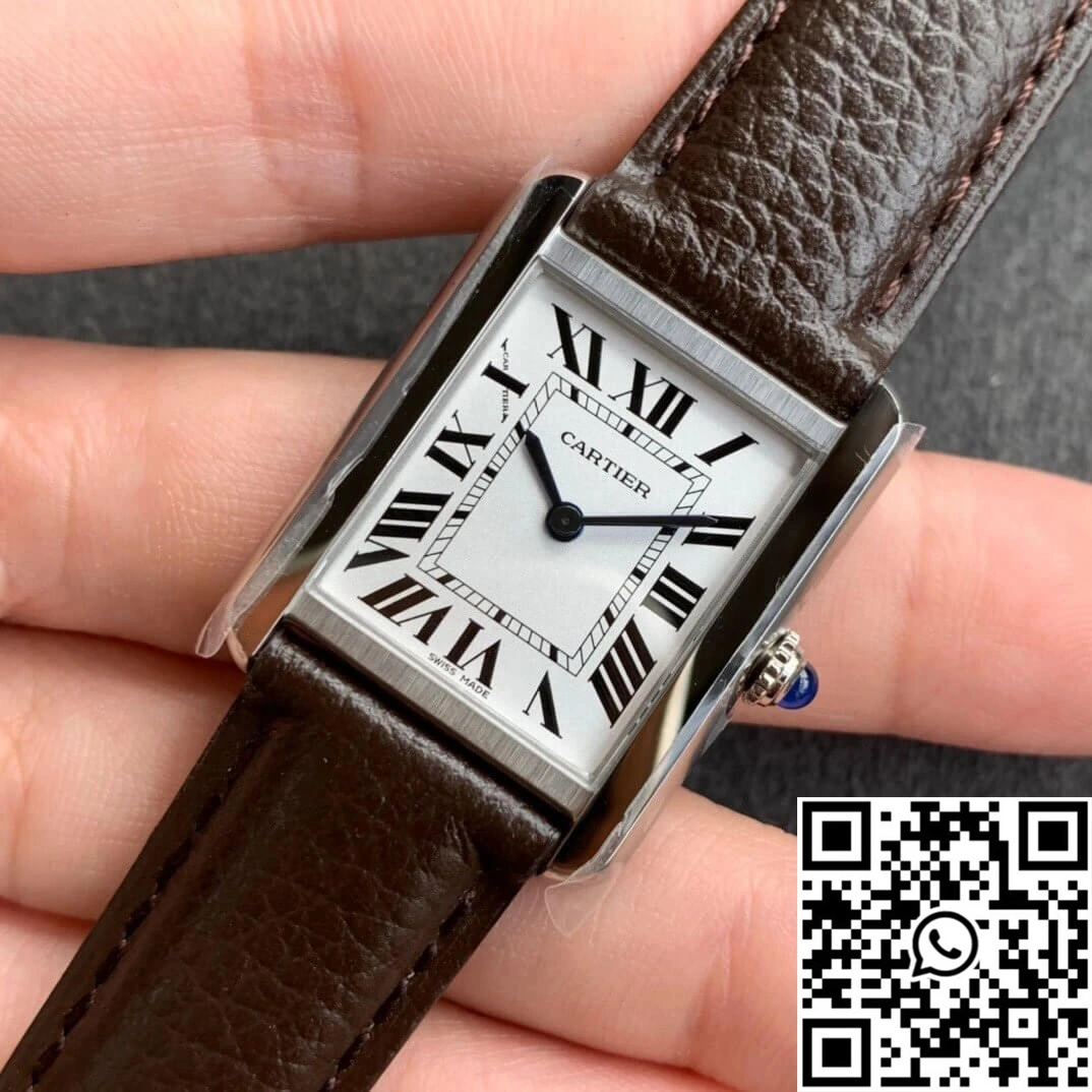 Cartier Tank WSTA0030 K11 Factory White Dial WrinkleFree 1499