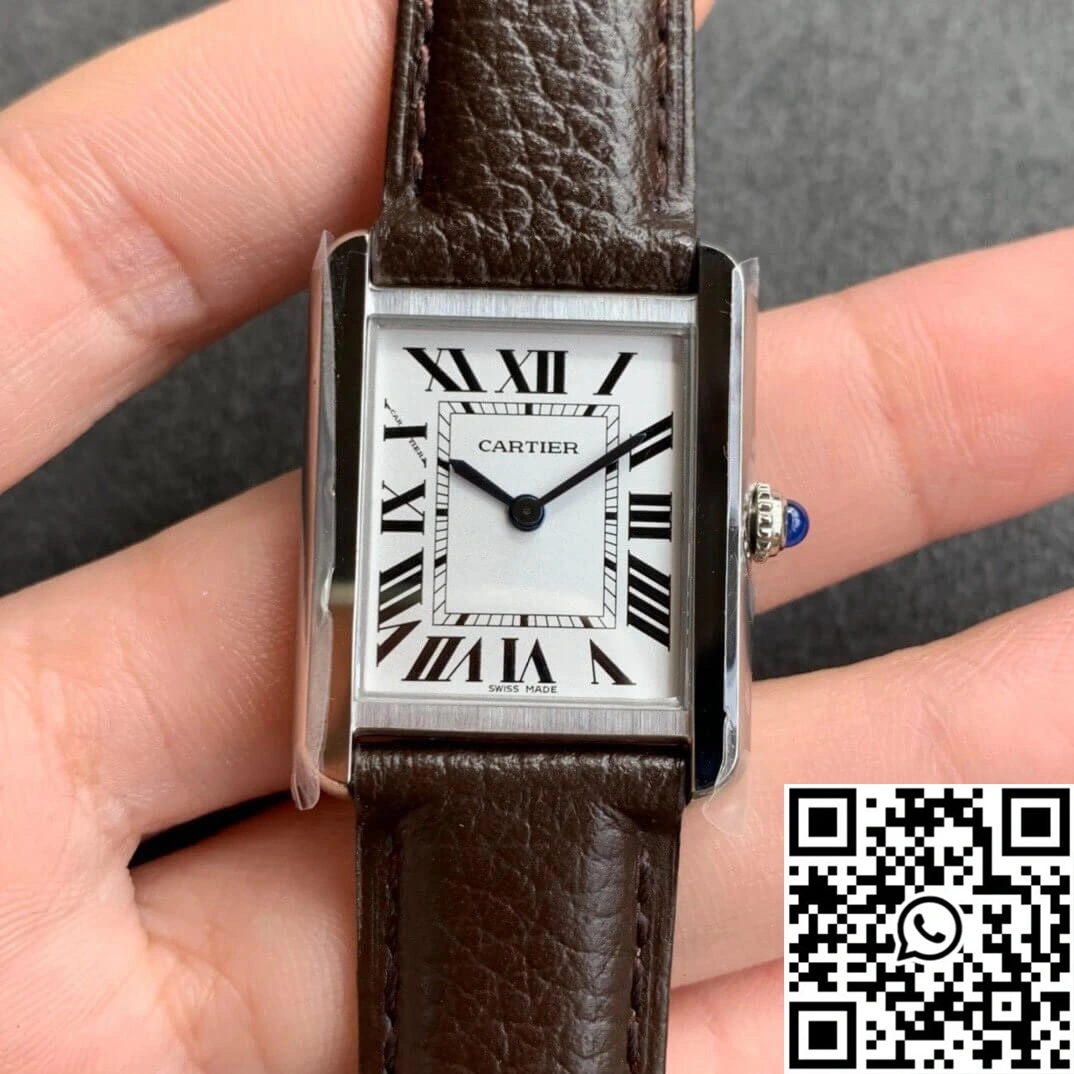 Cartier Tank WSTA0030 K11 Factory White Dial WrinkleFree 1499