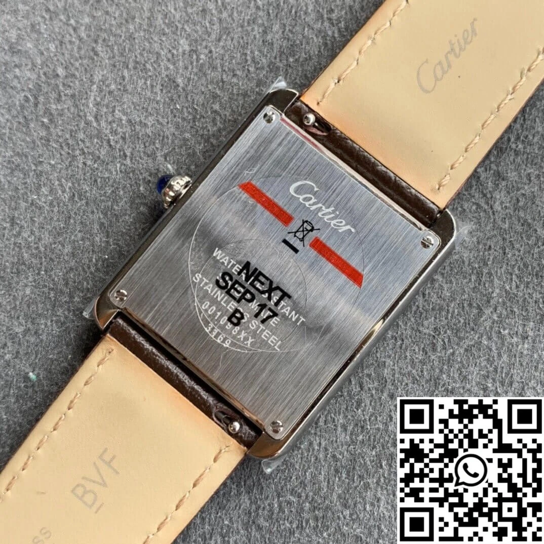 Cartier Tank WSTA0030 K11 Factory White Dial WrinkleFree 1499