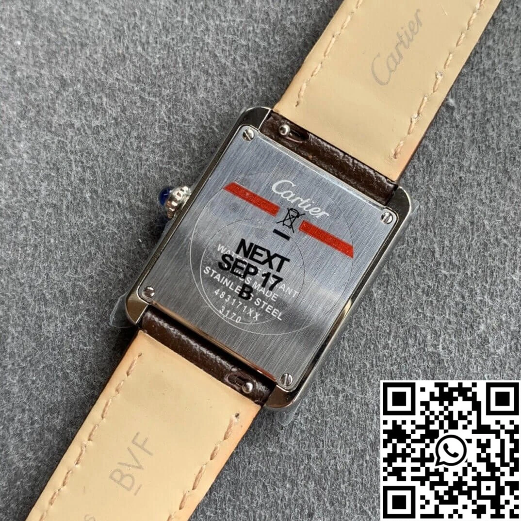 Cartier Tank WSTA0030 K11 Factory White Dial WrinkleFree 1499
